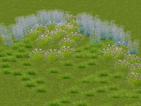 SU Model of Huajing Group Landscape 3D Model