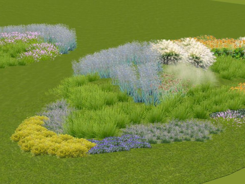 SU Model of Huajing Group Landscape 3Dモデル