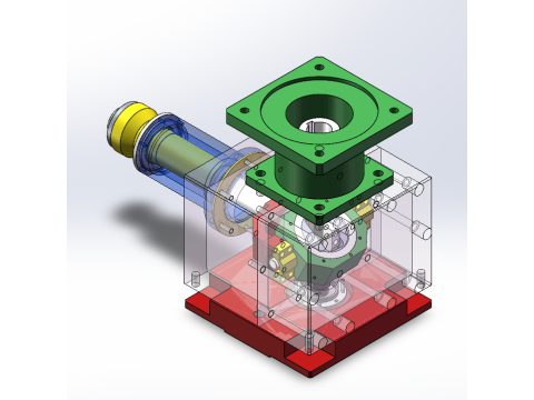 Angled cam vibration table sw16 editable Modello 3D