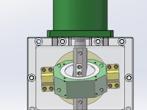 Angled cam vibration table sw16 editable 3D Model