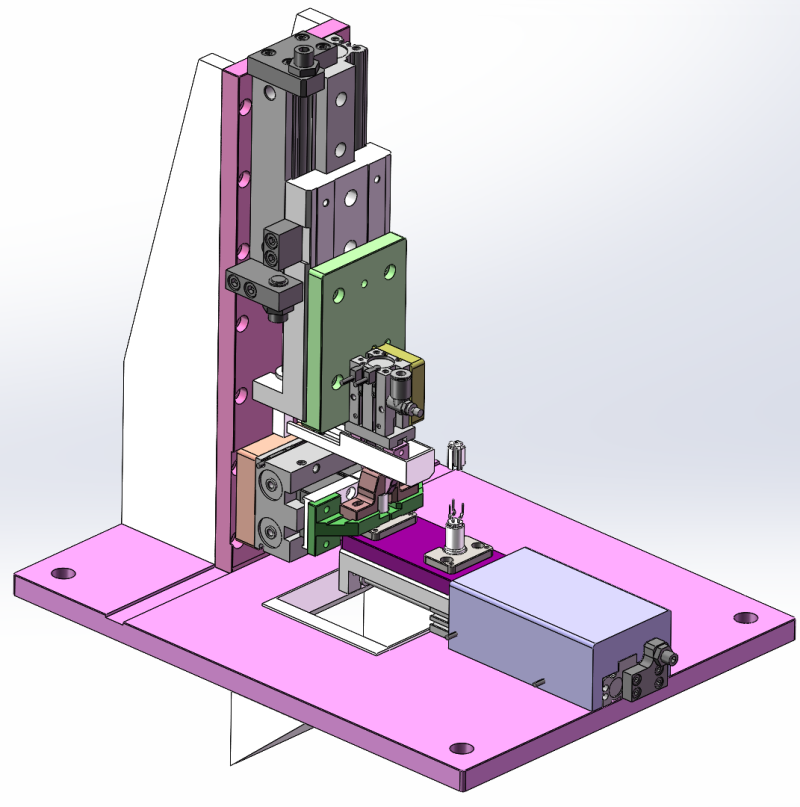 Micro motor stator press-fitting mold sw20 editable 3D Model .c4d .max .obj .3ds .fbx .stl .blend 