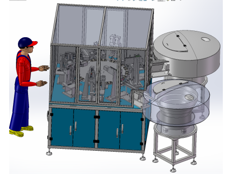 Razor assembly machine sw20 Model 3D