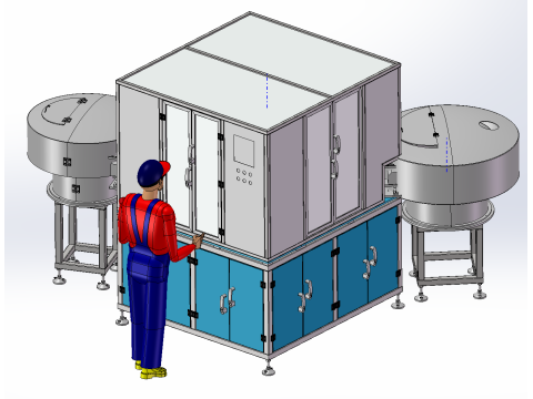 Razor assembly machine sw20 3D 模型