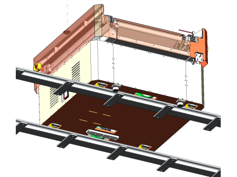 Heavy duty tray RGV-sw20 editable 3D मॉडल