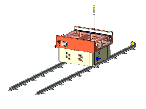 Heavy duty tray RGV-sw20 editable 3D मॉडल