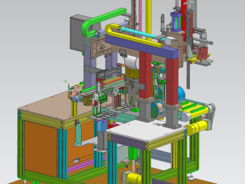 Wire reel packaging equipment UG10 3D Model