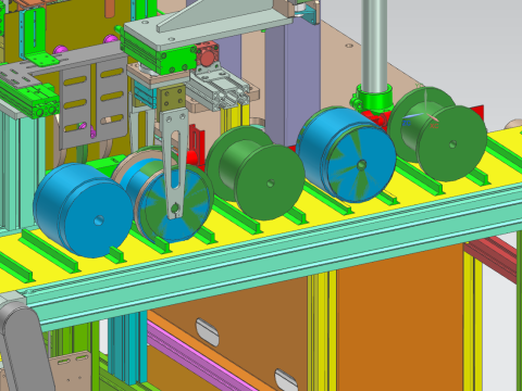 Wire reel packaging equipment UG10 3D Model