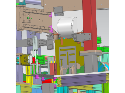 Wire reel packaging equipment UG10 3D Model