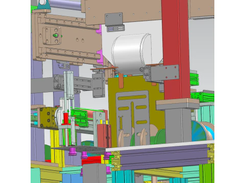 Wire reel packaging equipment UG10 3D Model