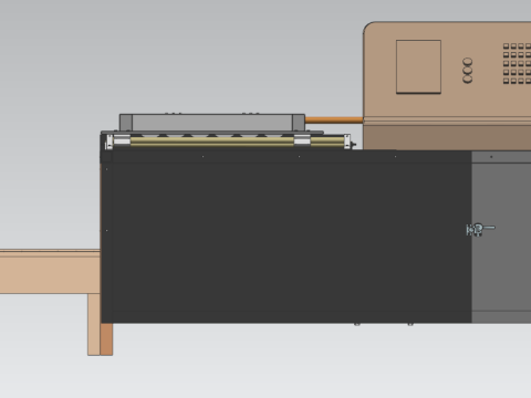Automatic sausage oven with simulation UG12 3D Model