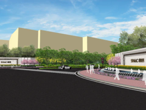 A demonstration area landscape su fine model Rongchuang No 1 hospital demonstration area 3D Model