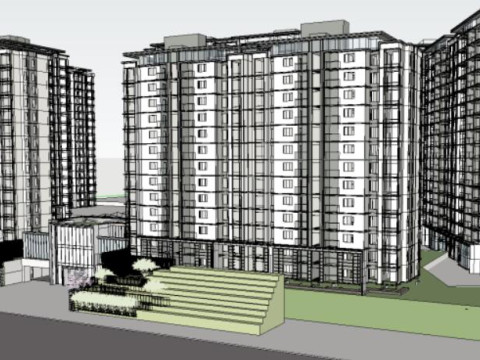 A modern and elegant high-rise mansion project Model 3D