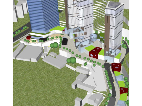 Complex building su model Modelo 3D