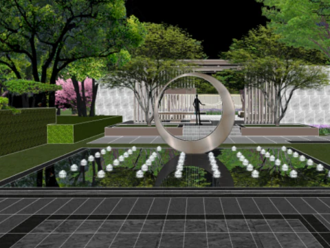 Display area su model 3D Model