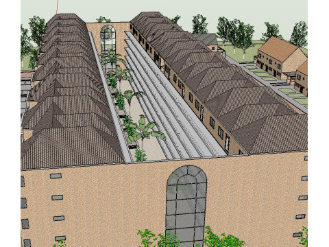 Residential Planning SketchUp Model Modello 3D