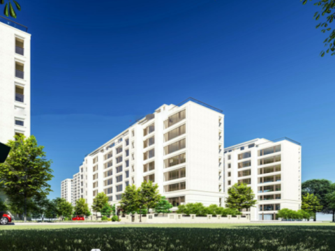 Western style housesmall high-rise Lanyuan SU Modello 3D
