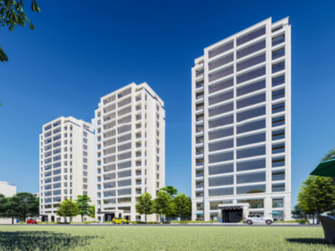 Western style housesmall high-rise Lanyuan SU 3D Model