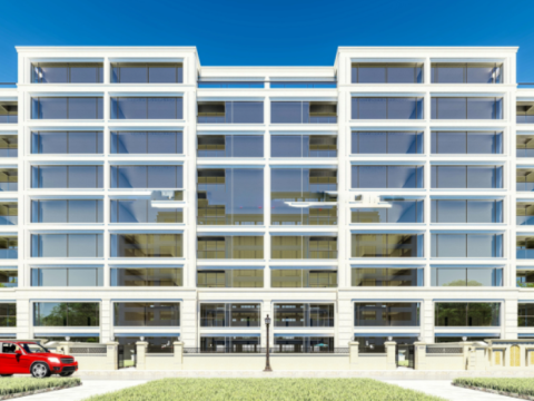 Western style housesmall high-rise Lanyuan SU 3D Model