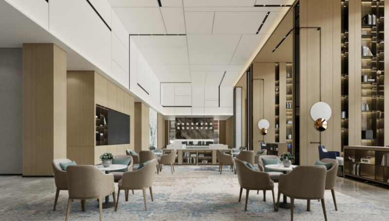 Fine design of SU model of a sales office Modello 3D .c4d .max .obj .3ds .fbx .stl .blend 