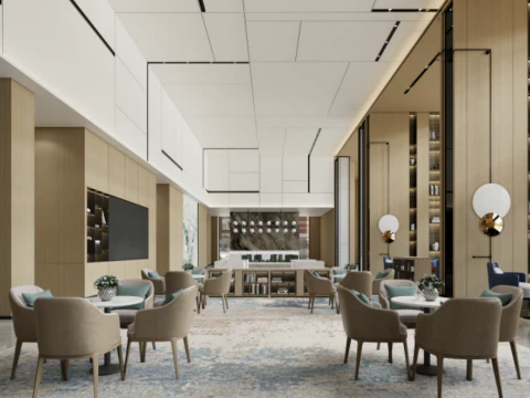 Feines Design des SU-Modells eines Verkaufsbüros 3D Modell