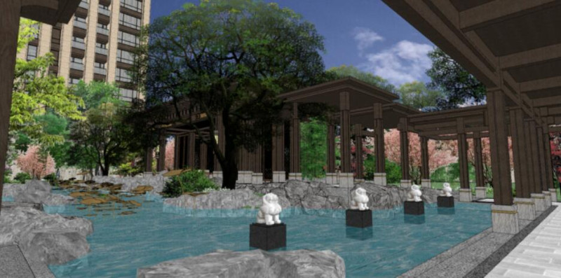 Landscape su model of an exquisite model area 3D 模型 .c4d .max .obj .3ds .fbx .stl .blend 