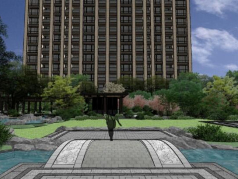 Landscape su model of an exquisite model area 3D 模型