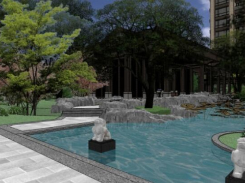 Landscape su model of an exquisite model area 3D 模型