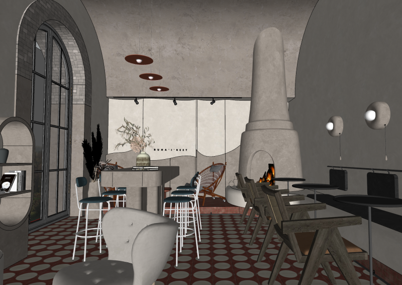 Restaurant 3Dモデル .c4d .max .obj .3ds .fbx .stl .blend