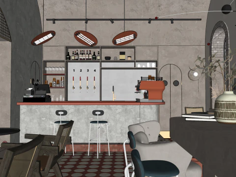 Restaurant 3D Model
