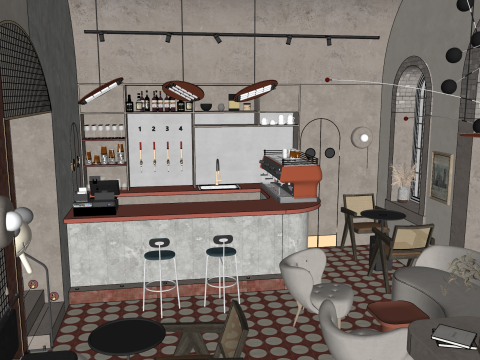 Restaurant 3Dモデル