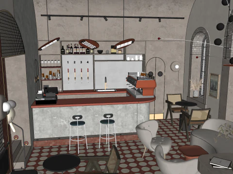 Restaurant 3D Model