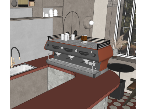 Restaurant 3Dモデル