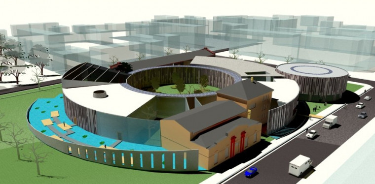 6 sketchup model designs for modern-style museums Model 3D .c4d .max .obj .3ds .fbx .stl .blend 