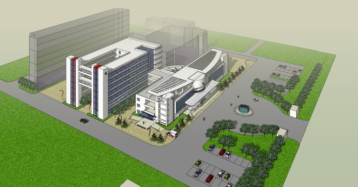 Collection of 5 SU models for hospital architectural design Modèle 3D .c4d .max .obj .3ds .fbx .stl .blend 