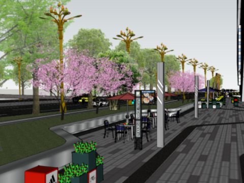 A certain cloud education industry park 3D 模型