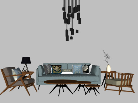 Sofas 31 pieces Modelo 3D