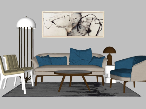 Sofas 31 pieces Modelo 3D