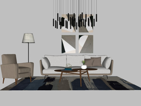Sofas 31 pieces Modelo 3D