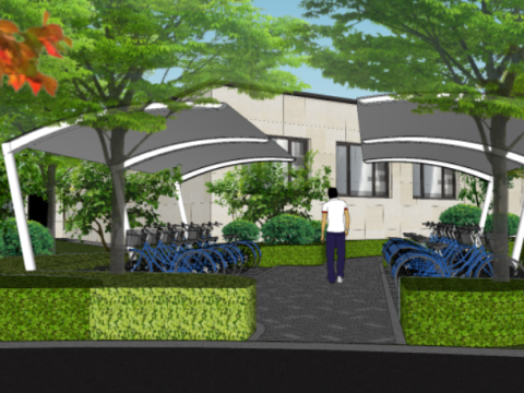 Light luxury mansionhigh-rise residential landscape SU high-rise Model 3D