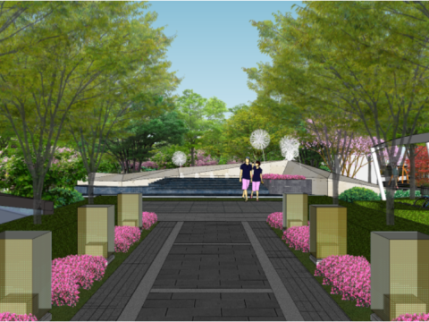 Light luxury mansionhigh-rise residential landscape SU high-rise Model 3D