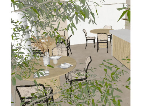 Catering SUIndoor Overall SpaceMaterial Texture 3D 模型