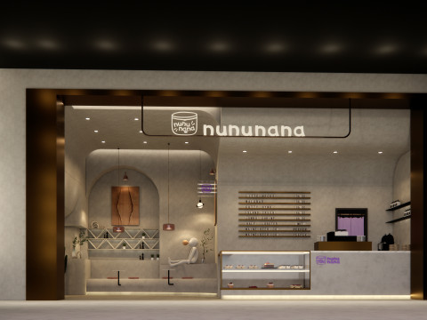 Wabi Sabi Space Wabi Sabi Milk Tea Cafe SU ModelMaterial Texture 3D Модель
