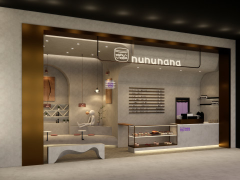 Wabi Sabi Space Wabi Sabi Milk Tea Cafe SU ModelMaterial Texture 3D Модель