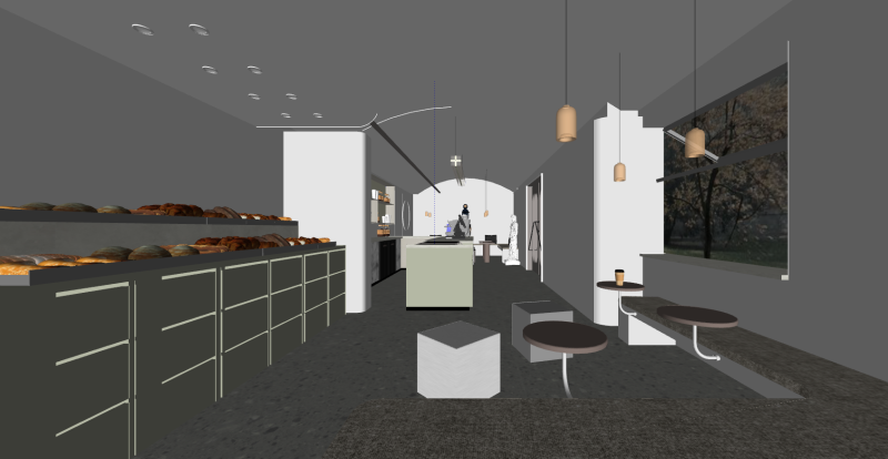 와비사비 밀크티 카페 SU 모델 소재 질감 3D 모델 .c4d .max .obj .3ds .fbx .stl .blend