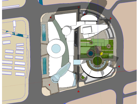 Conceptual Scheme Model for Large Hotels 3D Model
