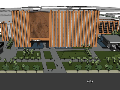 Su model for large-scale science and technology industrial park design Model 3D