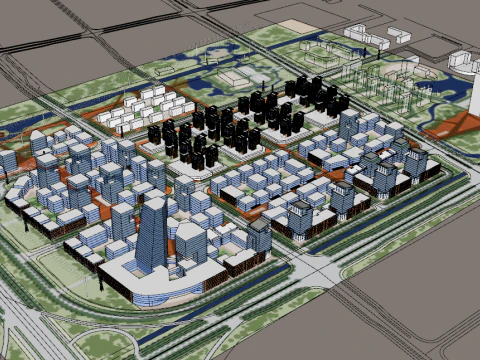 Urban su model 3D Model