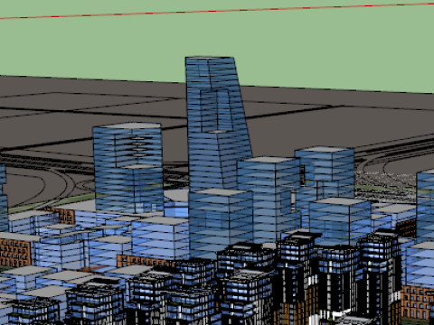 Urban su model 3D 模型