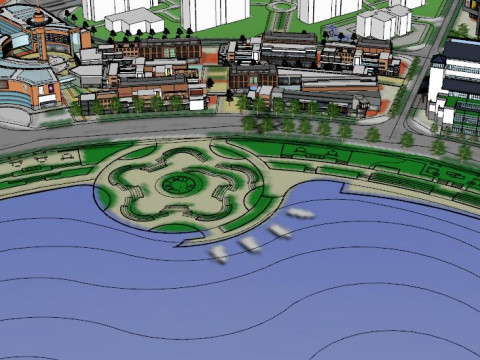 SU Model of Urban Planning 3D 模型
