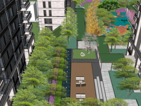 SU model of modern luxury homes 3D Модель